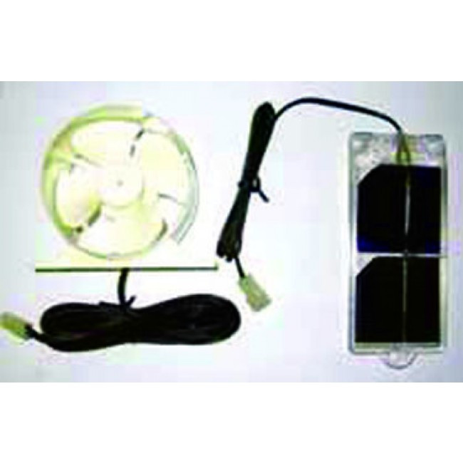 solar fridge fan