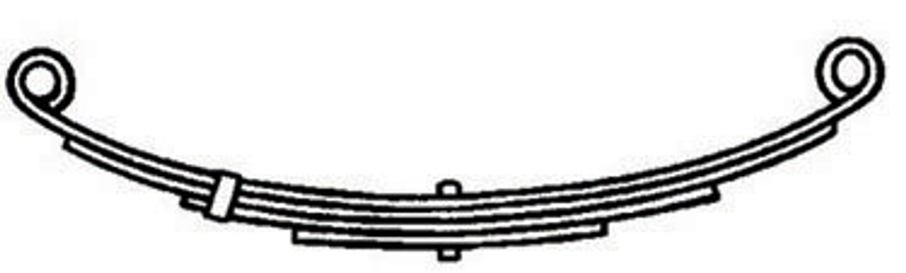 Leaf Spring 45X8X710 4 Leaf | 36300 | Caravan Parts