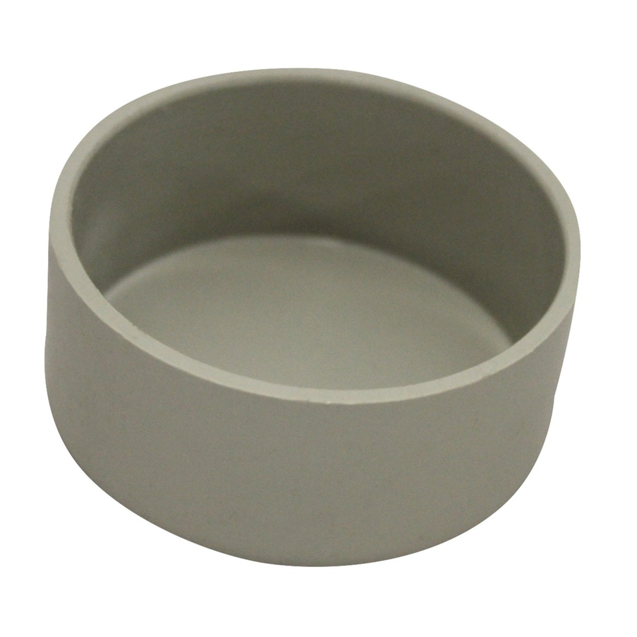 PVC tube end cap 50mm dia