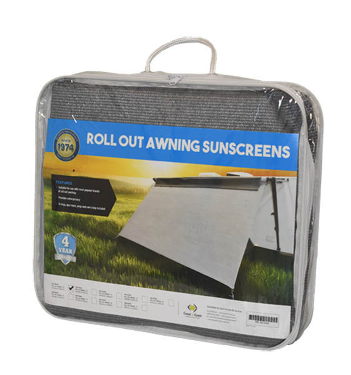 COAST TRAVELITE Sunscreen - W4330mm x H1800mm - to suit  15Ft Roll-Out Awning | 200-09410