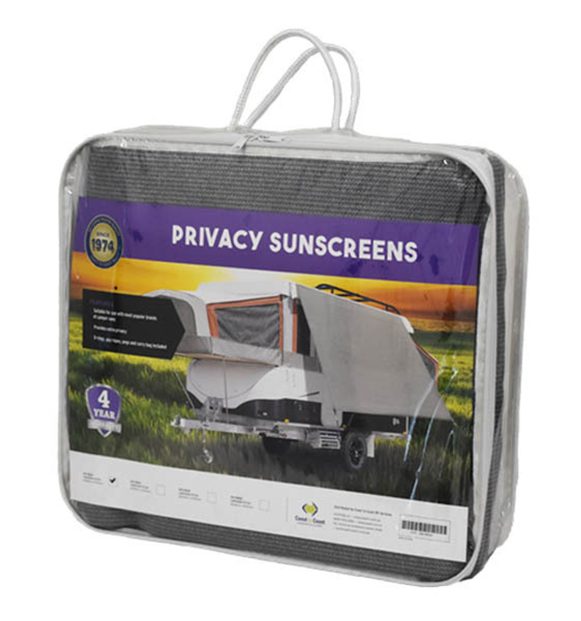 COAST TRAVELITE Campervan Offside Privacy Sunscreen W3060mm x H2050mm | 200-09428