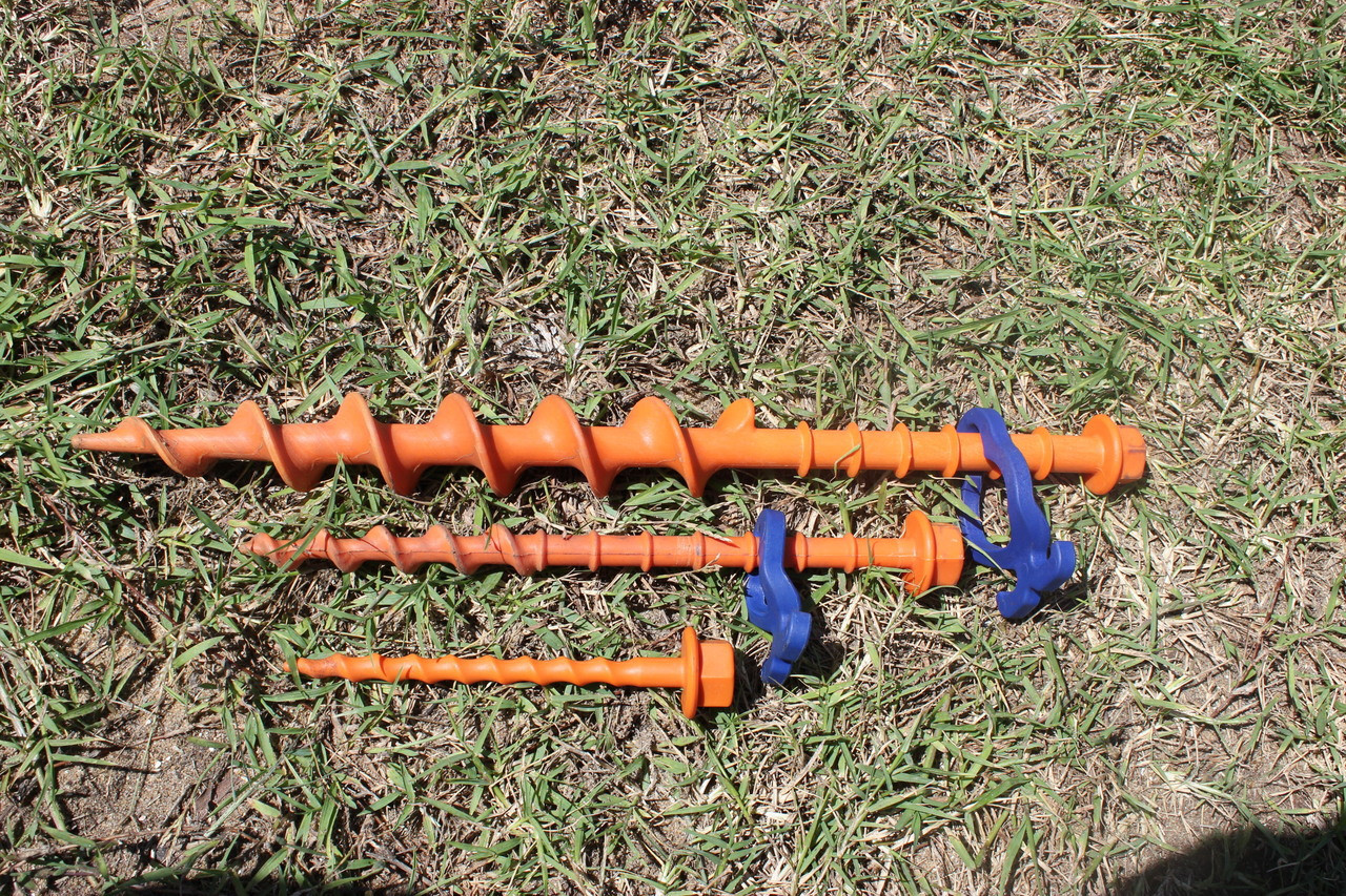 Different sizes peggy Peg screw in tent pegs