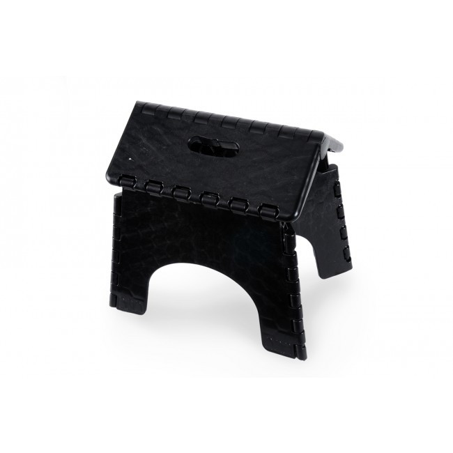 EZ-FOLD STEP-STOOL BLACK 230MM HIGH | 736 | Caravan Parts