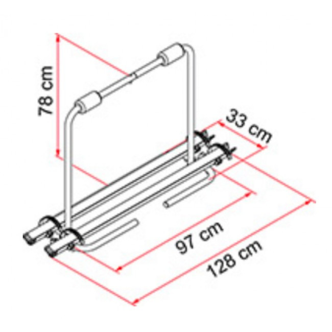Diagram with measurements