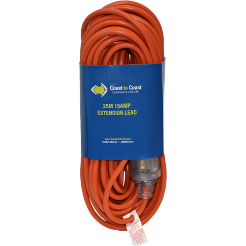 Coast 17M/15Amp Heavy Duty Extension Lead - Led Equipped. Md-15+Md-15Z/17 | 500-03553