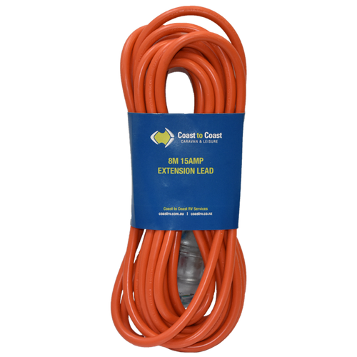 Coast 25M/15Amp Heavy Duty Extension Lead - Led Equipped. Md-15+Md-15Z/25 | 500-03557