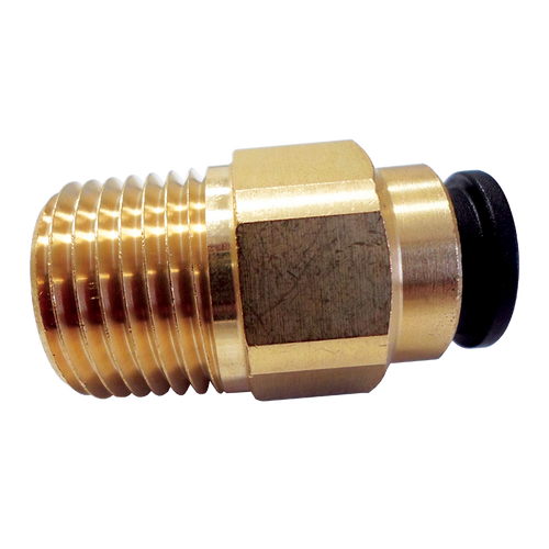 Jg Brass Straight 12mm X 1/2" Npt Str Adaptor. Nc2726 | 800-02019