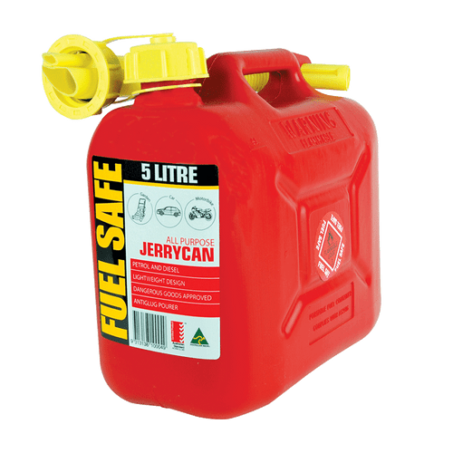 Fuel Safe Plastic 5L Fuel Can. Fc05R | 800-02400