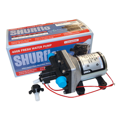 Shurflo Pump 12V 10L Retail Box W/C-Tick Approved. 4009-101-B87 | 800-00022