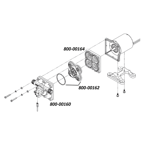 Shurflo Replacement Upper Assy#1. 94-890-08 | 800-00160