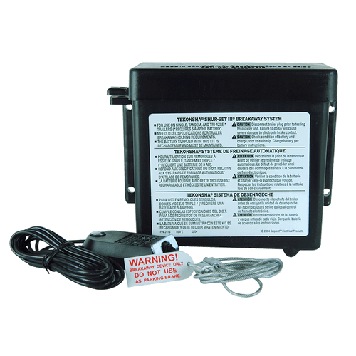 Tekonsha Shur-Set Iii Breakaway Kit (Battery,Case & Switch). 20005 | 350-01260