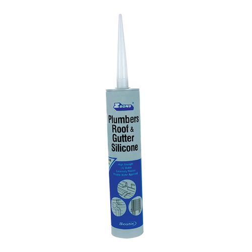 Z-Bond Plumbers Roof+Gutter Silicone 300Gm Tube Clear. 662050 | 600-06150