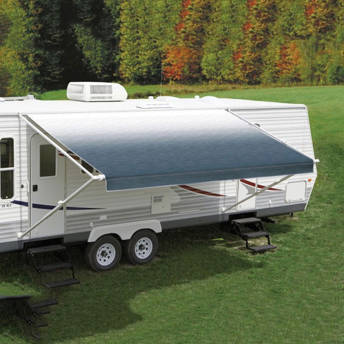 Carefree 11Ft Blue Shale Fade Roll Out Awning (No Arms) 200-36410