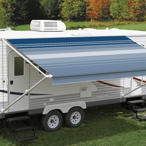Carefree 16Ft Ocean Blue Dune Roll Out Awning (No Arms) 200-36160
