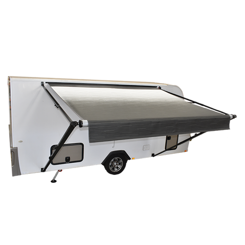Carefree 19Ft Led Triple Black Shale Fade Ro Awning (No Arms).C/W Black Springs.Fp196E4E | 200-37190