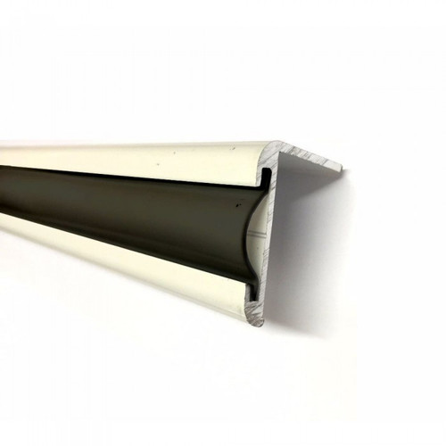 Example of Truline Mould Insert fitted into Aluminium Extrusion