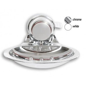 Super Suction Soap Dish Chrome | 39890 | Caravan Parts