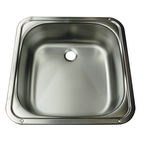 SMEV BASIN SS 370X370MM + P&W (TOP FIX)SEAL  INCLUDED-125MMD