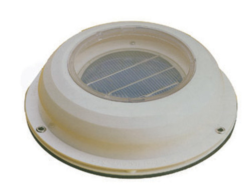 Solar Exhaust Vent PVC - 215mm (White)
