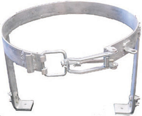 Gas Cyl Cradle 9Kg W Adj Clasp Galvanised Plated | 3829 | Caravan Parts