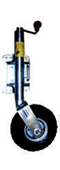 Jockey Wheel 350X410Mm W/Swiv Solid Wheel W/ Swivel Plate | 38561 | Caravan Parts