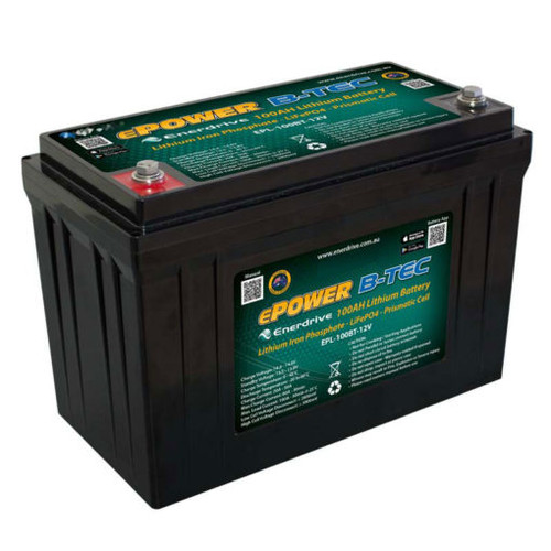 ePOWER B-TEC 100Ah Lithium Battery