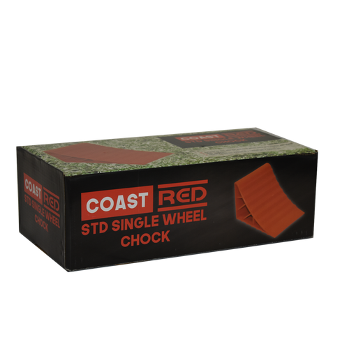 Coast Red Std Single Wheel Chock | 450-00464