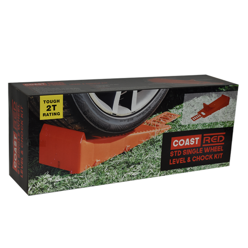 Coast Red Std Single Wheel Level & Chock Kit | 450-00460