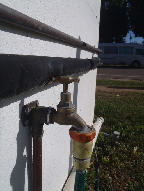 Typical tap and garden hose