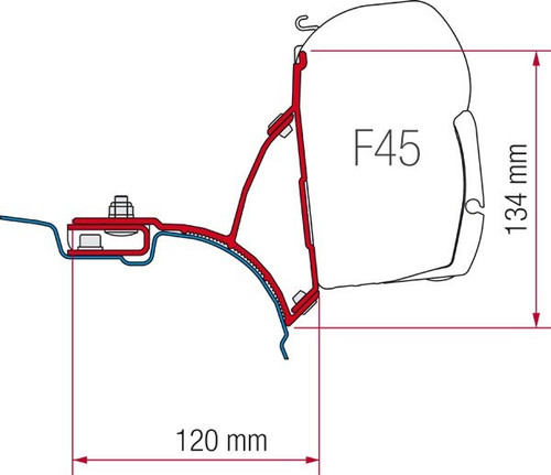 Fiamma Kit VW T5 Transporter Multivan  98655-647 | 400-03812