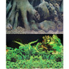 Aqua One Background Plant w/ Black & Tree Trunk Double Sided 60cm (Per Metre) (10511)