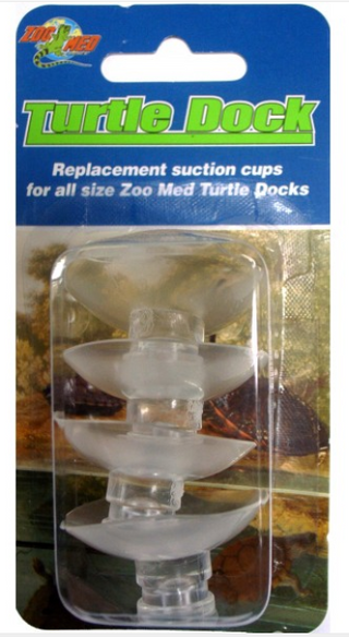 Zoo Med Turtle Docks replacement Suction Cups Card of 4
