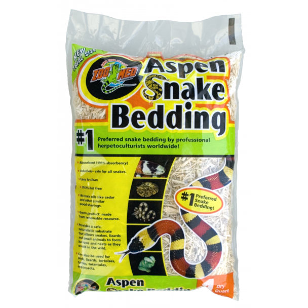 Zoo Med Aspen Snake Bedding 1 Quart - 0.5kg