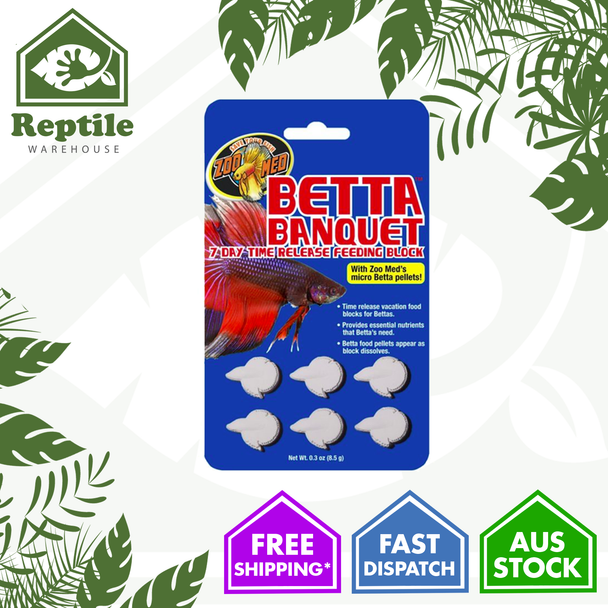 Zoo Med Betta Banquet 7 Day Release Feeding Block