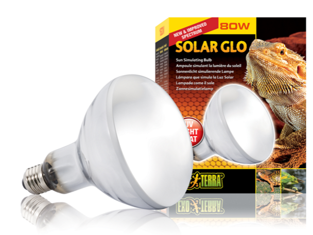Exo Terra Solar Glo Self Ballasted UV Heat Lamp - 80 Watt (PT2334)