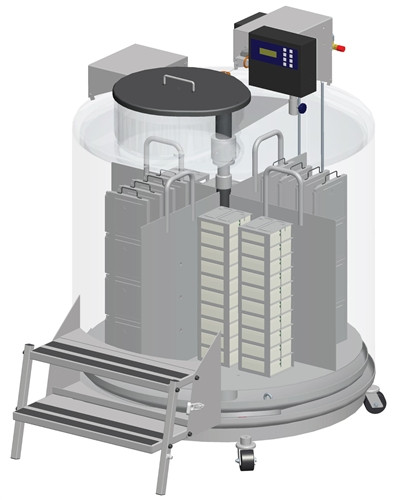 MVE 1536 P-190 AF-GB Vapor Series Automatic Fill LN2 Freezer