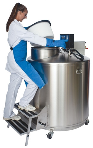 MVE 1536 P-190 AF-GB Vapor Series Automatic Fill LN2 Freezer