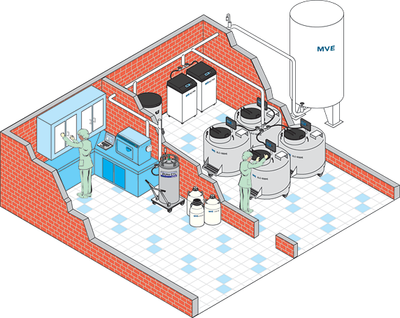 building-cut-away.gif Complete Turnkey Cryogenic Systems Building Diagram