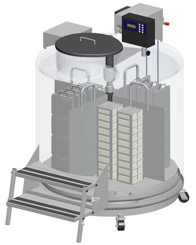 MVE 1539 P-190 AF-GB Vapor Series Automatic Fill LN2 Freezer