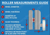 ROLL323L-2 - Lower Shower Door Roller - 21mm Diagram