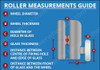 ROLL310L - Shower Door Roller Diagram