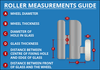 ROLL345 - Shower Door Roller Diagram