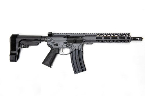 Battle Arms Development Billet AUTHORITY Elite AR Pistol - Combat Grey | .223 WYLDE | 10.5" Barrel | 9.5" M-LOK Free-Float Rail |  SBA3 Arm Brace