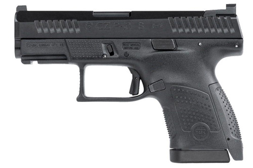 CZ P-10 S Pistol - Black | 9mm | 3.5" Barrel | 12rd | Front Tritium Night Sight | Czech-made