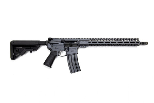 Battle Arms Development Forged WORKHORSE Patrol Carbine AR Rifle - Combat Grey | 5.56NATO | 16" Barrel | 15" M-LOK Free-Float Rail | Ambi Charging Handle | B5 Stock | Nickel Teflon Trigger