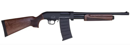 Black Aces Tactical Pro Series M Pump Shotgun - Black | 12ga | 18.5" Barrel | Walnut Furniture