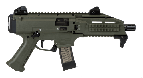CZ Scorpion EVO 3 S1 Pistol - OD Green | 9mm | 7.72" Barrel | 20rd