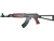 Zastava ZPAPM70 AK-47 Rifle BULDGED TRUNNION 1.5MM RECEIVER - Blood Red Handguard | 7.62x39 | 16.3" Chrome Lined Barrel | Folding Triangle Stock