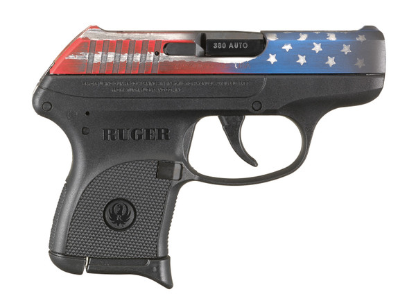 Ruger LCP 380 DAO PST B 6RD FLAG