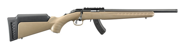 Ruger AM RFL RF 22WMR 15R FDE TB